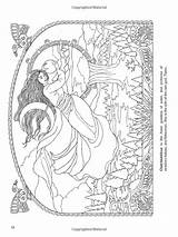 Pagan Goddesses Dover Malbuch Adults Göttinnen Mythologie Coloriage Wiccan Vari Colorir Ausmalbilder Dezenhos sketch template