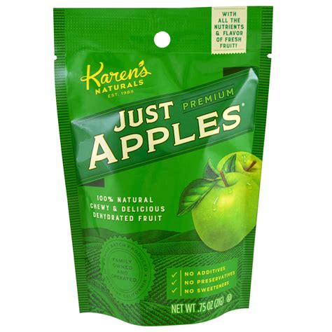 karen s naturals premium just apples 75 oz 21 g iherb