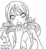 Fairy Tail Juvia Lineart Loxar Deviantart Manga Anime sketch template