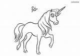 Fairy Unicorn Butterfly Cute Coloring Pages Printable Tales Tale Fables sketch template