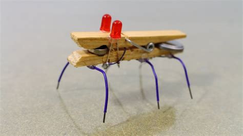 mini robotic bug  household items