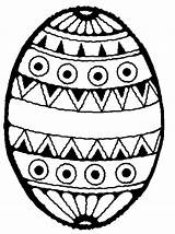 Easter Egg Coloring Colors Different Many Use sketch template