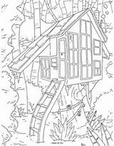 Coloring Pages Cityscape Adult Baumhaus House Tree Malvorlagen Book Printable Inkspirations Ausmalbilder Adults Getdrawings Houses Colouring Sheets Color Getcolorings Christmas sketch template