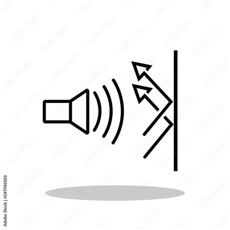 sound proof icon  flat style sound resistance symbol   web site design logo app ui