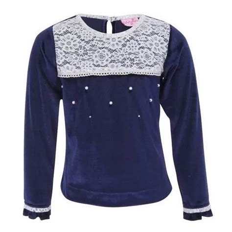girls embellished long sleeve top  rs piece girls tops