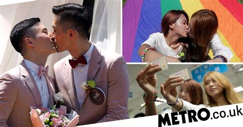 couples tie the knot on the first day of legal same sex
