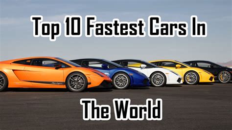 top  fastest cars   world   fview