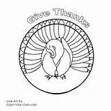 Coloring Thanks Pages Mandala Giving Thanksgiving Color Give Mandalas Own sketch template
