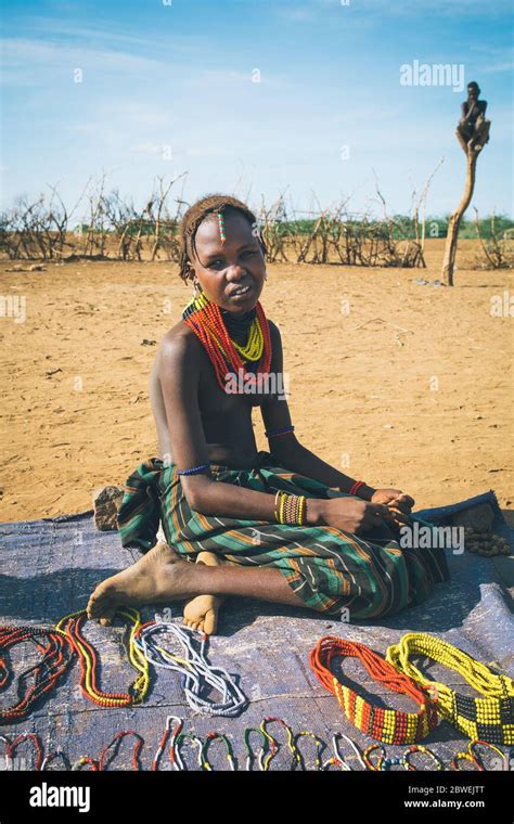 Omorate Omo Valley Ethiopia May 11 2019 Woman From The African