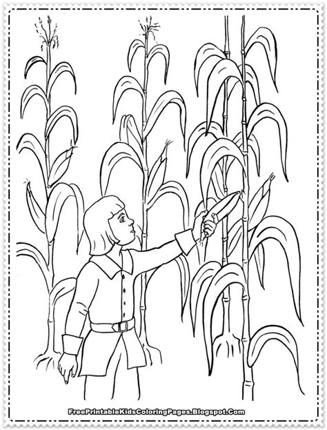 corn coloring pages printable thanksgiving coloring pages vegetable