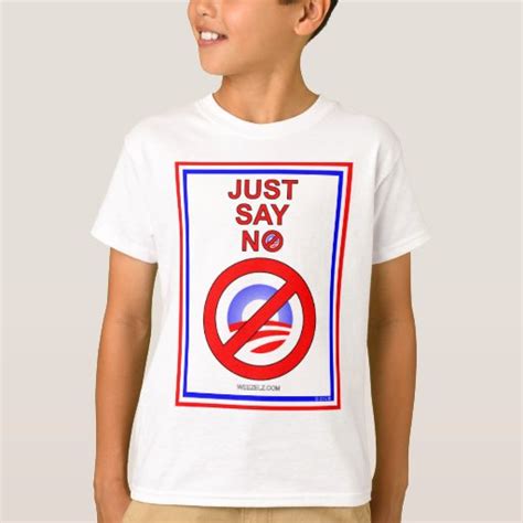 Just Say No T Shirt Zazzle