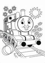 Coloring Pages James Train Peach Giant Getcolorings sketch template