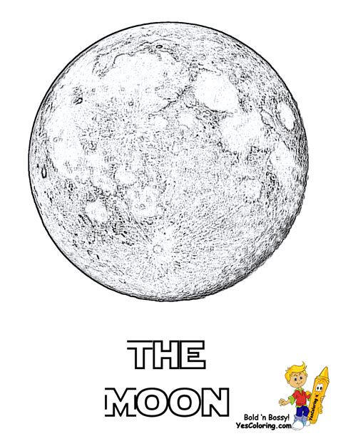 moon coloring pages print coloring home