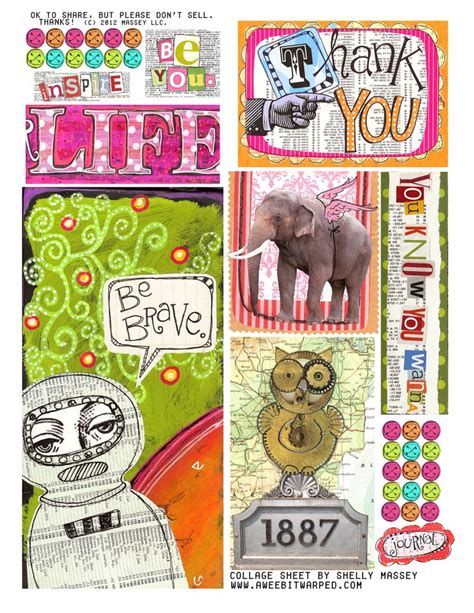 collage sheet   printables  collage collage sheet