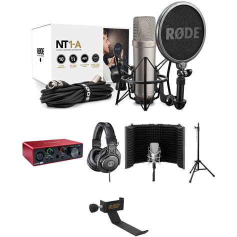 rode nt  complete recording kit  interface headphones