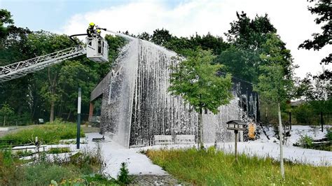 barnim panorama wandlitz feuer richtet hohen schaden  agrarmuseum