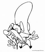 Sam Yosemite Coloring Pages Cartoon Tunes Characters Kids Looney Character Printable Color Print Gif Colouring Bugs Bunny Sheets Tex Avery sketch template
