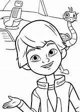 Coloring Miles Pages Tomorrowland sketch template