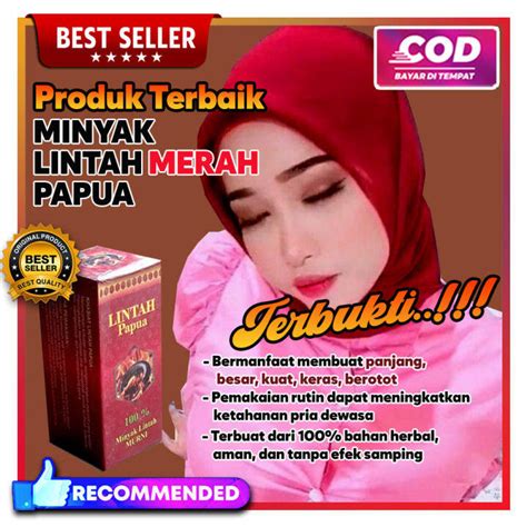 Obat Herbal Tradisional Minyak Lintah Merah Papua Pembesar Dan Tahan