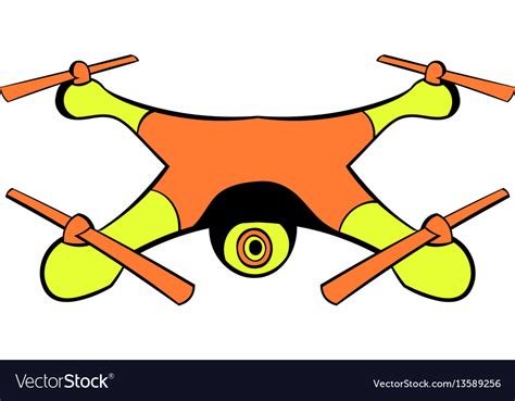 drone icon icon cartoon royalty  vector image