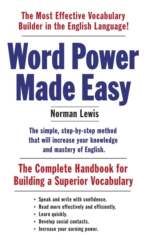 word power  easy  norman lewis penguin books australia