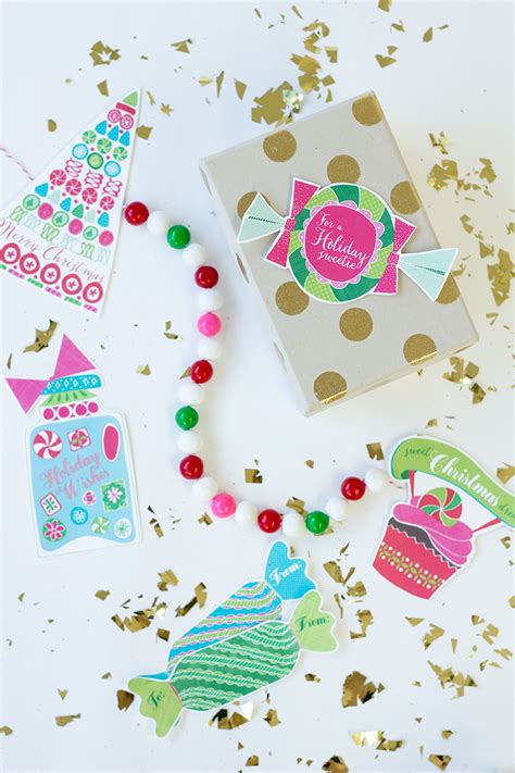 printable candy gift tags  christmas presents