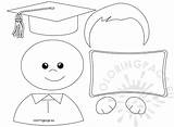 Graduated Kindergarten Boy Template sketch template