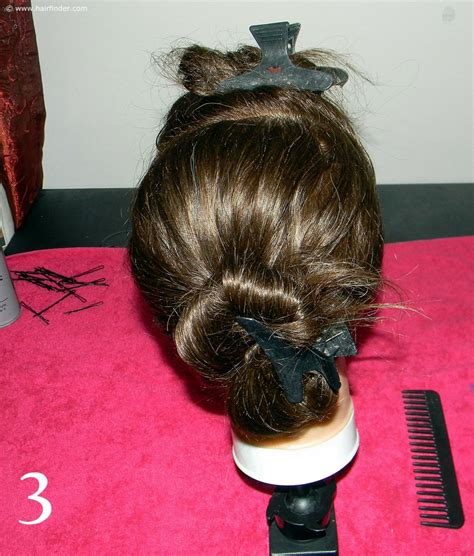 modified vintage french roll updo