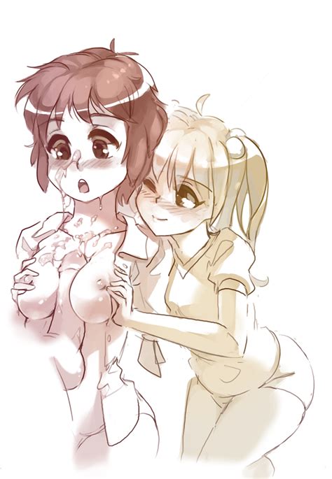 Tezuka Rin And Ibarazaki Emi Katawa Shoujo Drawn By Rtil