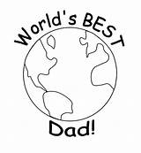Coloring Pages Dad Worlds Father Fathers Balloons Crown Kids Traditional If Life Choose Board Happy sketch template