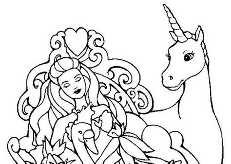 queen unicorn coloring page