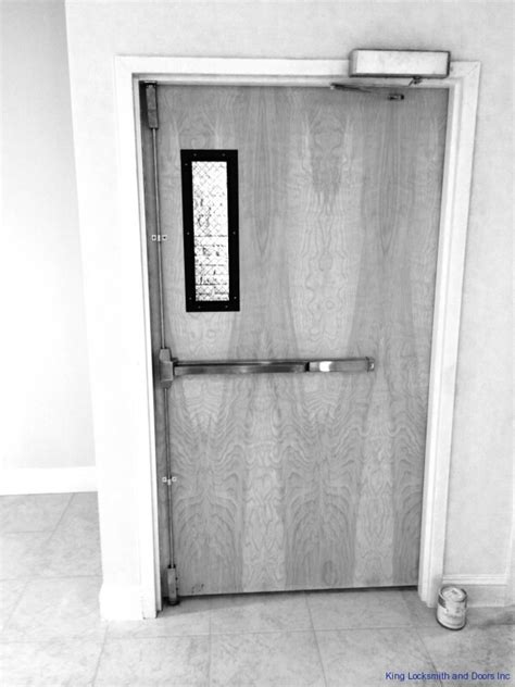commercial push doors commercial push bars installed