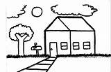 Drawing House Simple Line Landscape Clipart Sketch Outline Outside Tree Drawings Clip Elton Step John School Clipartmag Paintingvalley Sketches Color sketch template