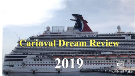 carnival dream review  youtube