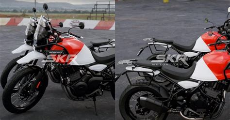 upcoming royal enfield himalayan  adventure motorcycle undisguised   images released