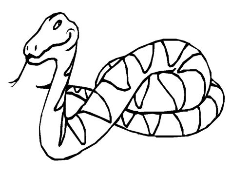 printable snake coloring pages  kids clipart