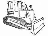 Bulldozer Coloring Shovel Mecanic Transportation Printable Pages Coloriage Kb sketch template