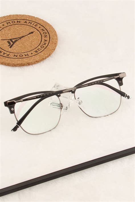 9255 leoptique black eyeglasses frames browline glasses eyeglasses