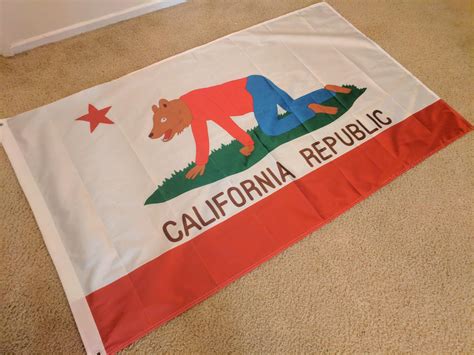 california flag  surely confuse    neighbors