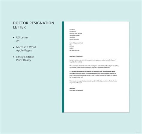 doctor letter templates