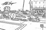 Drag Dragster Coloringbook sketch template