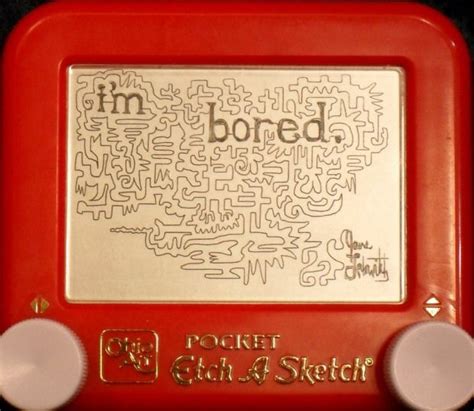 in my dreams i was completely inept with an etch a sketch original tablet etch a sketch art