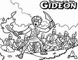 Gideon Coloring Bible Pages Heroes Printable Ruth Naomi Kids Year Olds Colouring Color Sunday School Figures Netart Torches Getcolorings Children sketch template