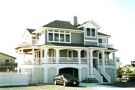 image result  inverted house plans  pilings coastal house plans beach house plans beach