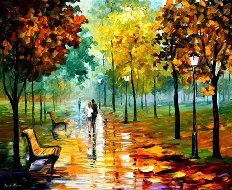 beautiful painting home decor autumn leafs colorful oil paintings canvas abstract modern fine