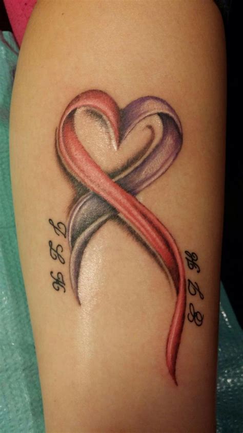 Awasome Lung Cancer Ribbon Tattoo Ideas References Galeries