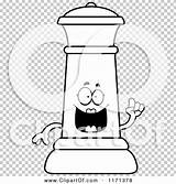 Chess Mascot Queen Idea Smart Outlined Coloring Clipart Vector Cartoon Thoman Cory sketch template