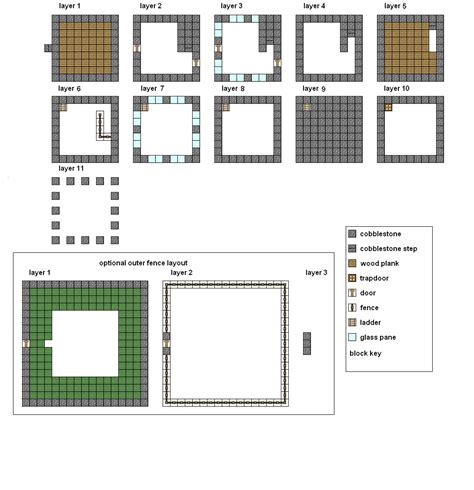 minecraft floorplans medium house  coltcoyote  deviantart
