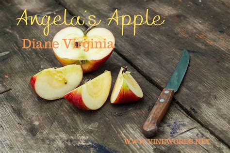 diane virginia angela s apple original version vinewords devotions and more