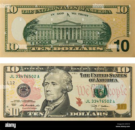 ten dollar bill  res stock photography  images alamy